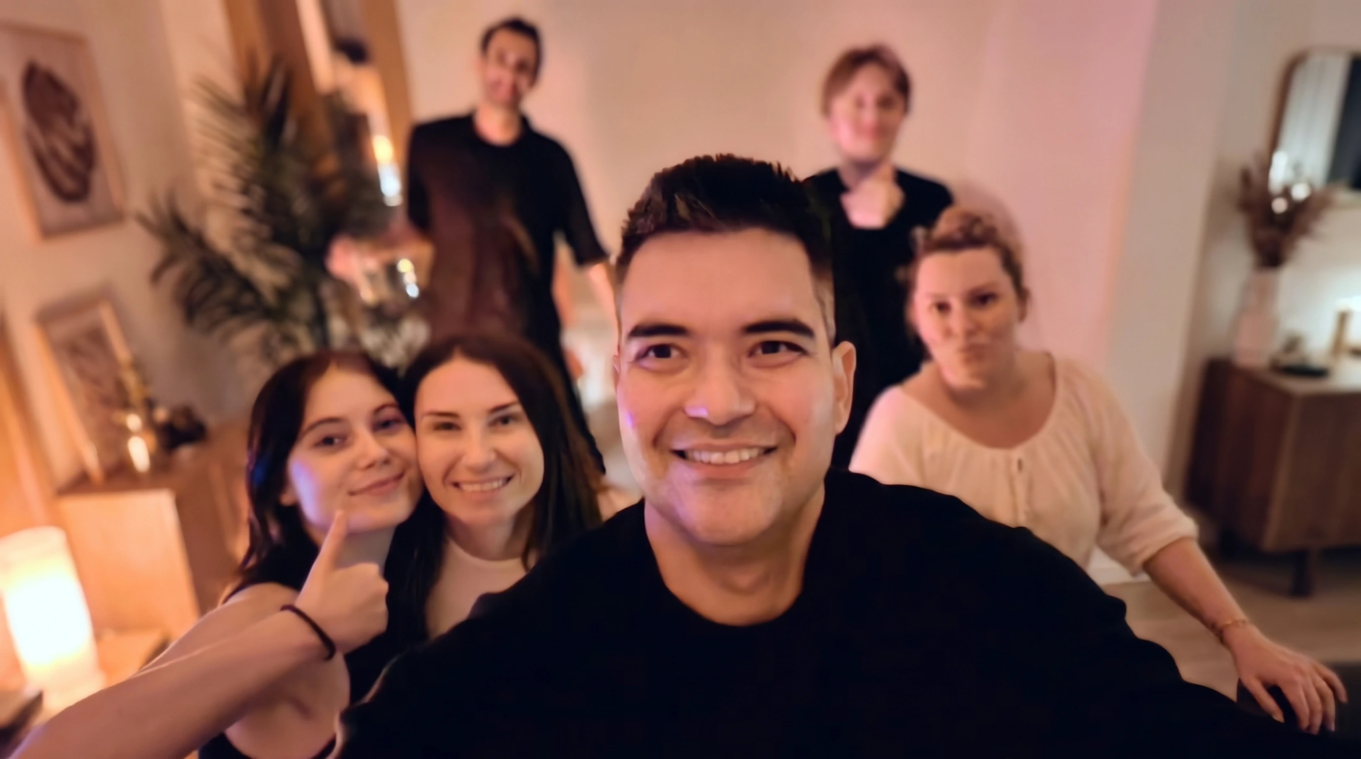 Simon Kertonegoro with friends